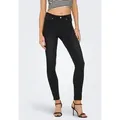 ONLY Skinny-fit-Jeans ONLWAUW MID SK BJ1097 schwarz L (40)