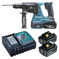 makita DHR243RTJ Akku-Kombihammer-Set 18,0 V, mit 2 Akkus