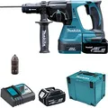 Makita Bohrhammer DHR243RTJ, SDS+, 18V / 5,0Ah, mit 2 Akkus, Schlagkraft 2 Joule