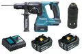 Makita DHR243RTJ Akku-Kombihammer 18V mit 2x Akku 5Ah und Ladegerät ohne Koffer
