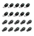 conecto Niedervolt Adapter Set (10x Terminalblock 2-polig auf DC-Hohlbuchse + Stromkabel