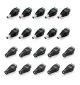 Adapter Hohlbuchse/Hohlbuchse 5,5x2,1mm auf zweipoligen Terminalblock, 10 er Set