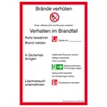 Aushang Brandschutzordnung Teil A Kunststoff (B x H) 200 mm x 300 mm 1 St.