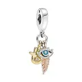 PANDORA SHINE Charm Anhänger "Hamsa, Auge & Feder" 768785C01