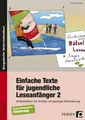 Einfache Texte für jugendliche Leseanfänger 2 ~ Jürgen Sanch ... 9783403230137