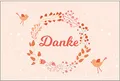 10 Stück Premium Dankeskarten (Klappkarten) mit Umschlägen, Danke, Dankeschön, Karten, Dankekarten, Hochzeit, Geburt, Baby, Taufe, Abschied, Geburtstag, Jubiläum