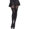 Merry Style Strumpfhose Damen gemusterte Strumpfhose MS 371 60 DEN 60 DEN (1 St) schwarz S