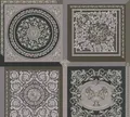 Tapete Versace Home Designer 38704-4 Kacheln Barock Grau Silber (10,94€/1qm)