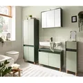 Tchibo - Waschbeckenunterschrank »Lovis« - 80x33x60cm - braun - Holz / Metall / Eschen-Massivholz