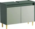 Waschbeckenunterschrank Möbelpartner Lovis BxHxT 80x60.1x33 cm waldgrün/pistazie