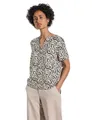 STREET ONE Damen A345627 Bedruckte Bluse, Moonstone Sand, 42