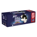 FELIX So gut wie es aussieht Katzenfutter nass in Gelee, Sorten-Mix (44 x 85g)
