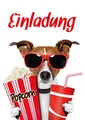 EDITION COLIBRI 10 Einladungskarten Kino: Geburtstagseinladungen für Mädchen und Jungen, Kino-Einladungskarten, Kindergeburtstag im Kino (10700)