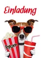 EDITION COLIBRI 10 Einladungskarten Kino: Geburtstagseinladungen für Mädchen u