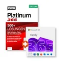 Microsoft 365 Family (Office-Apps inkl. Copilot-KI und 6TB Cloudspeicher) + NERO Platinum 365 | Download & Produktschlüssel