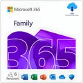 Microsoft 365 Family | Office | 6 Nutzer/Geräte | 1 Jahr | Code per eMail |ESD