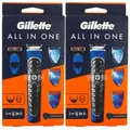 Gillette Fusion Proglide Styler 2 x 4 in 1 Rasierer Trimmer & 1 Klinge & 3 Aufsä