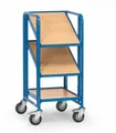 Fetra 2381 Etagenwagen Stahl pulverbeschichtet Traglast (max.): 250kg Brillantblau (RAL 5007)
