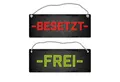 speecheese Metallschild Besetzt Frei Wendeschild mit Kordel Schild Türschild Türhänger