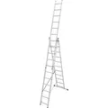 Krause CORDA 030429 Aluminium Multifunktionsleiter inkl. Traverse Arbeitshöhe (max.): 7.25 m Aluminium DIN EN 131 18 kg