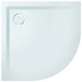 Hoesch Muna Viertelkreisduschwanne 900 x 900 mm (550 mm Radius) - Weiß