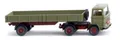 Wiking LKW MB 1620 Pritschensattelzug schilfgrün 051003