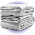 New Way 4-Jahreszeiten Bettdecke 155x220 cm | Funktional Allergiker Schlafdecke - Weiß