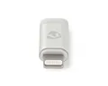 Nedis CCTB39901AL USB-Kabel, Lightning-Adapter, Lightning-Adapter, Lightning 8-Pin, USB Micro-B, für Datenübertragung und Laden