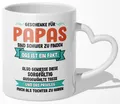 Papa Tochter Tasse Vater Geschenk Geburtstag Vatertag Kaffeetasse Männer