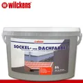 Wilckens 5 l Sockel- und Dachfarbe | Steingrau | Sockelfarbe Dachziegel außen