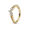 PANDORA Moments Königlicher Wirbel Diadem-Ring in der Farbe Gold aus vergoldeter Metalllegierung in der Größe 50, 162232C01-50