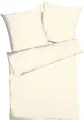 Kaeppel Mako Satin Bettwäsche Uni Champagner 1 x 80x80 + 1 x 135x200 cm