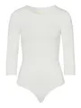 Les Lunes - Damen - Body mit 3/4-Arm - Alena Body 3/4 Sleeve - Bambus Viskose, 3/4 Ärmel, Tanga Passform, höchster Komfort