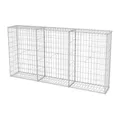 vidaXL Gartenzaun Gabionenkorb Stahl 200×30×100 cm, (1-St)