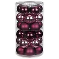 MAGIC by Inge Weihnachtsbaumkugel, Weihnachtskugeln Glas 6cm Berry Kiss, 30 Stück rosa