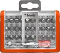 KWB Industrial Bit-Box TQ60 Stah, Box aus stabilem Kunststoff mit Gürtelklipp