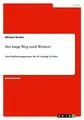 Der lange Weg nach Westen? Michael Breska