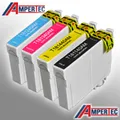 Ampertec Tinten ersetzt Epson C13T18164010 18 XL 4-farbig, 4 Stück (1 x 14,6ml BK + 3 x 9,6ml CMY)