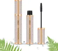 4D Extreme Wasserfeste Volumen Mascara Wimperntusche Schwarz mit Silikon Bürste