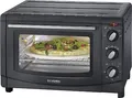 Severin TO 2068 Schwarz-Edelstahl Mini Toastofen Pizzaofen 1500 Watt 20 Liter