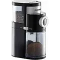 Kaffeemühle EKM 200 mit Scheibenmahlwerk, Mahlgrad individuell einstellbar, für 2-12 Portionen, Füllmenge 250 g - Schwarz