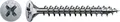 SPAX Universalschraube, 3,5 x 20 mm, 1000 Stück, Vollgewinde, Senkkopf, Kreuzschlitz Z2, 4CUT, WIROX - 1081010350205