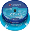 Verbatim CD-Rohling CD-R Medien 80Min/700MB/52x zuverlässige Datensicherung
