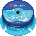 VERBATIM 43432 - CD-R, Extra Protection, 700 MB, 52x, 25er Pack Spindel