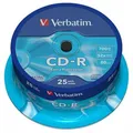25x Verbatim CD-R 700 MB 52x Schreiben Spindel/Cakebox