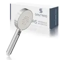 SANTRAS® Handbrause in Chrom - fünffach verstellbarer Duschkopf