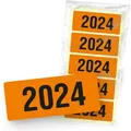 itenga Jahreszahlen 33105168, Aufkleber, 60 x 25mm, 50 Etiketten, Jahr 2024