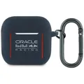 Hülle Case AirPods 4 ORACLE Red Bull Racing Silikon blau Logo Bullen