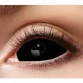 Sclera Kontaktlinsen schwarz Halloween XL-Linsen schwarz 22mm