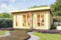 Gartenhaus Outdoor Life Dorset 3 inkl. Fußboden 540 x 460 cm natur